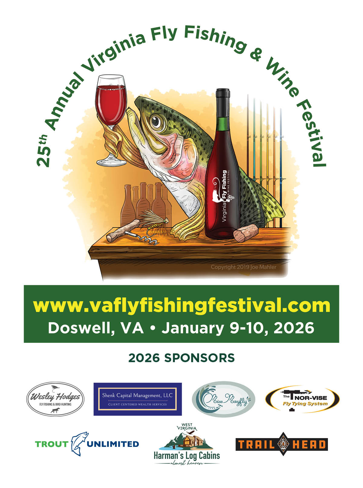 VAFFF_2026_ Festival Trout Logo with sponsors VAFFF_2026_ Festival Trout Logo with sponsors